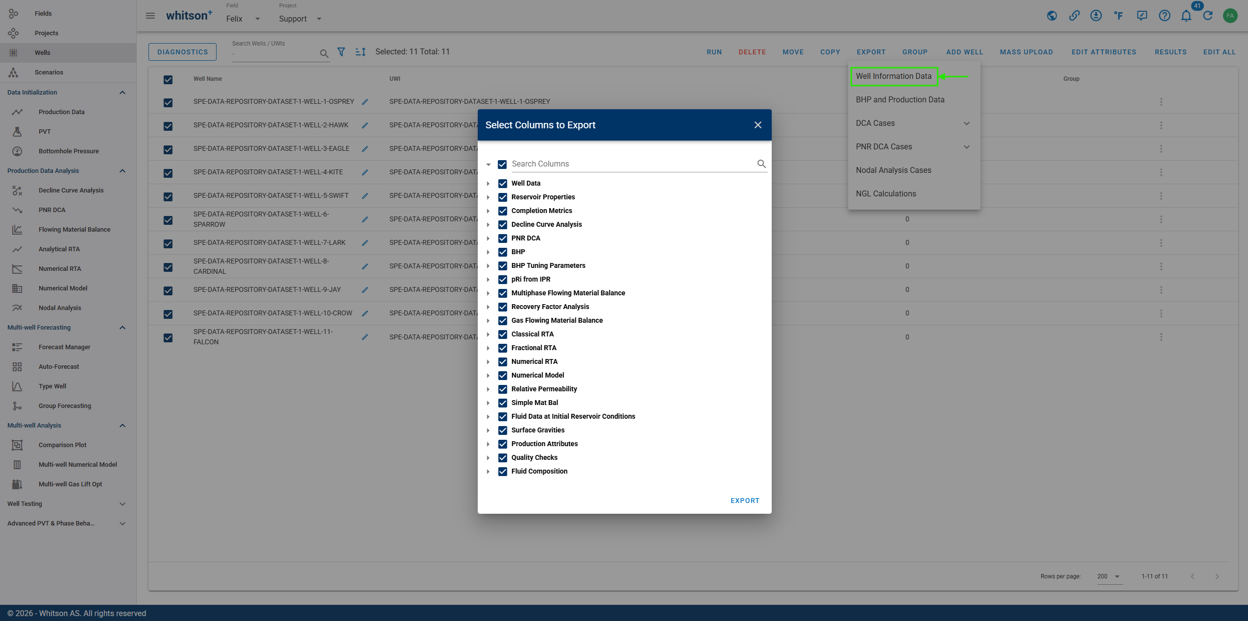 export-well-info-data